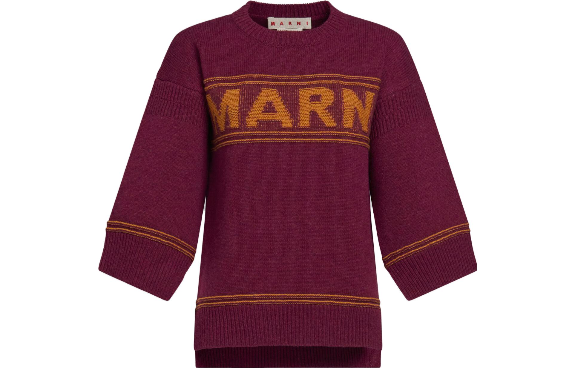 Свитер с интарсией логотипа MARNI, красный
Свитер с интарсией логотипа MARNI, красный