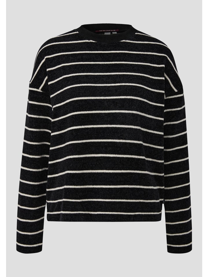 Вязаный свитер в цвете 99G0_black QS
Вязаный свитер в цвете 99G0_black QS