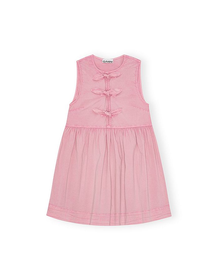 Мини-платье с бантом GANNI, розовый
Мини-платье с бантом GANNI, розовый