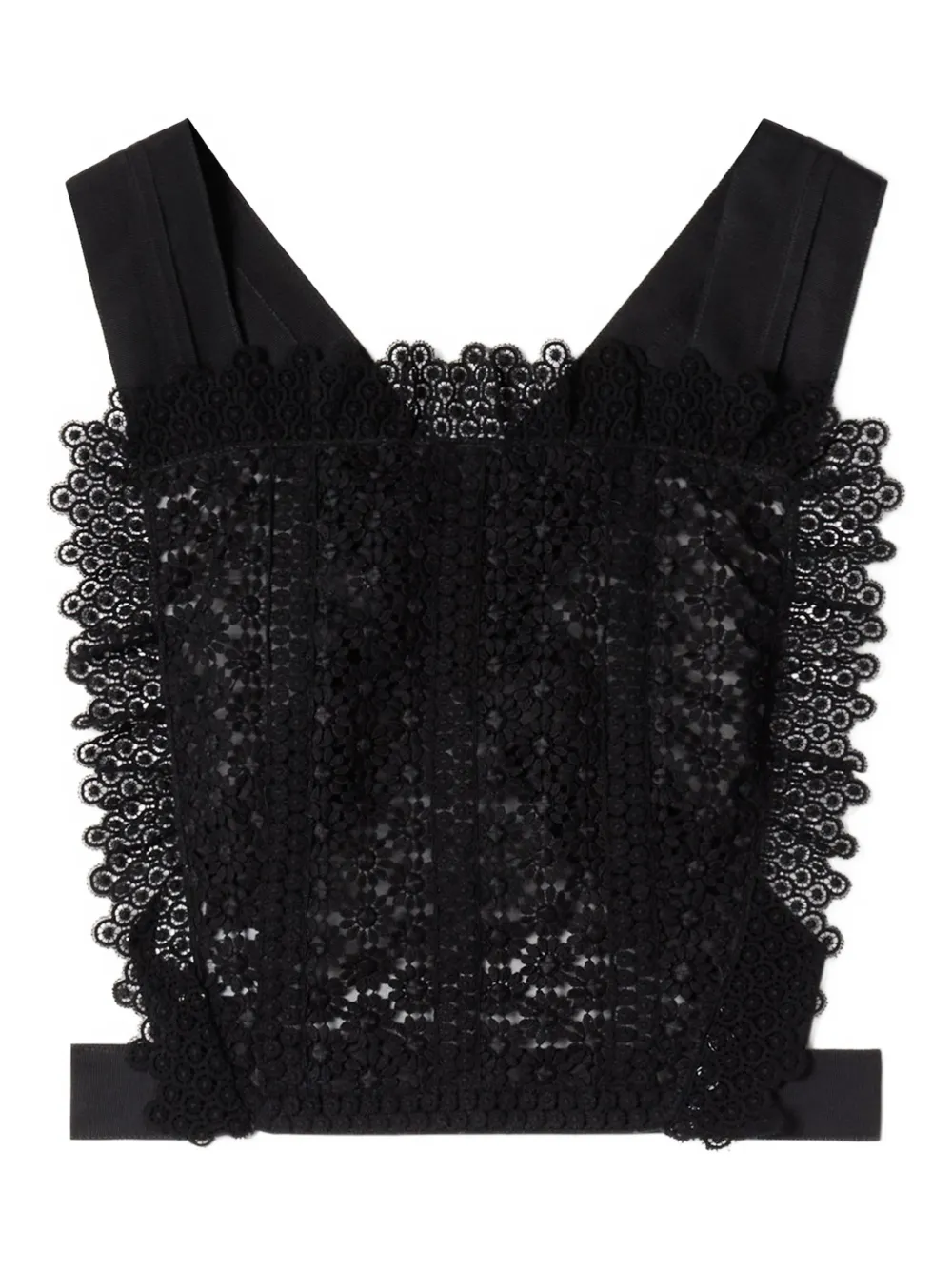 Топ с кружевом Lanvin, черный
Топ с кружевом Lanvin, черный