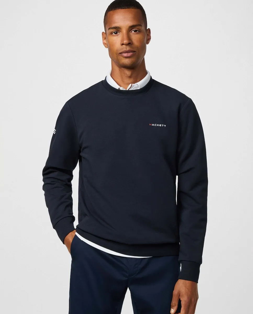 Мужской свитер с круглым вырезом Hackett, темно-синий
Мужской свитер с круглым вырезом Hackett, темно-синий