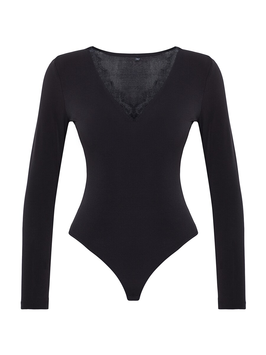 Рубашка-боди Trendyol, черный
Рубашка-боди Trendyol, черный