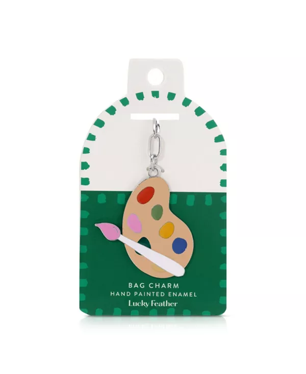 Эмалевая подвеска на сумку Lucky Feather, paint
Эмалевая подвеска на сумку Lucky Feather, paint