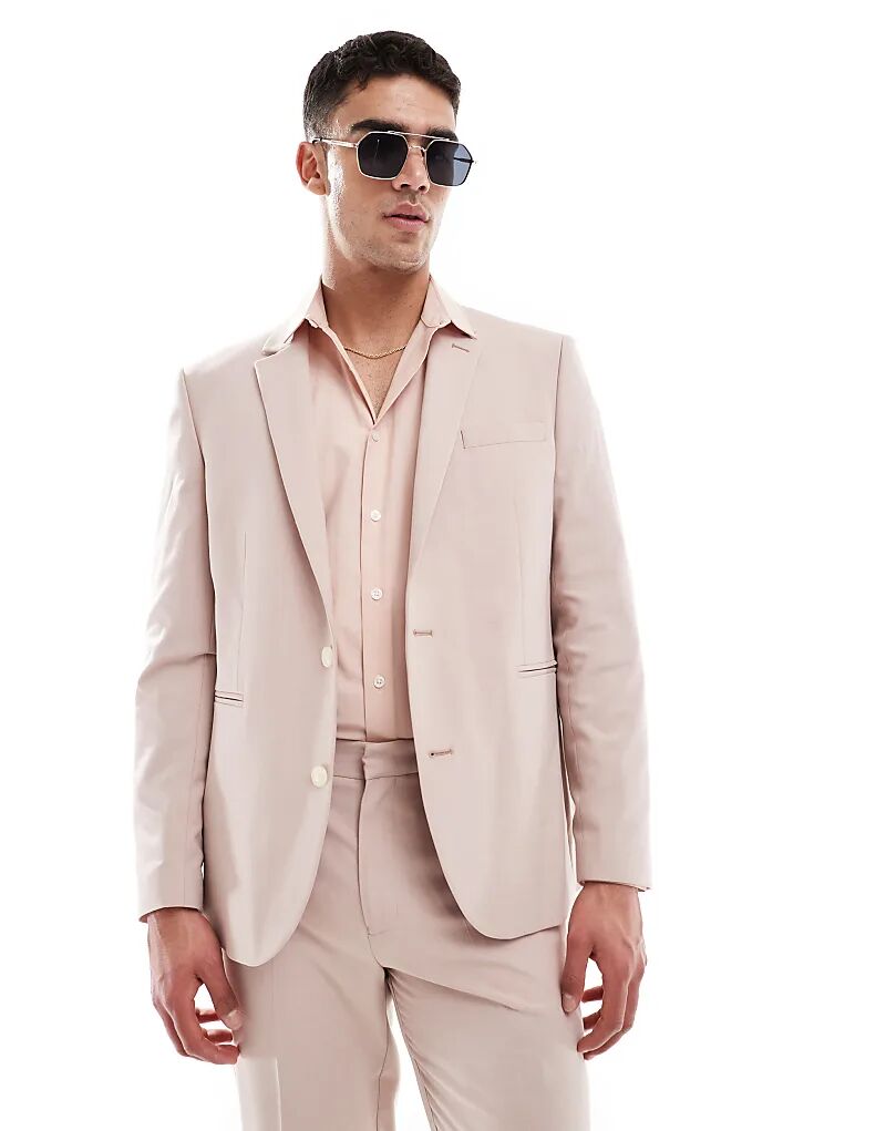 Пиджак ASOS DESIGN обычного цвета пыльно-розового цвета
Пиджак ASOS DESIGN обычного цвета пыльно-розового цвета