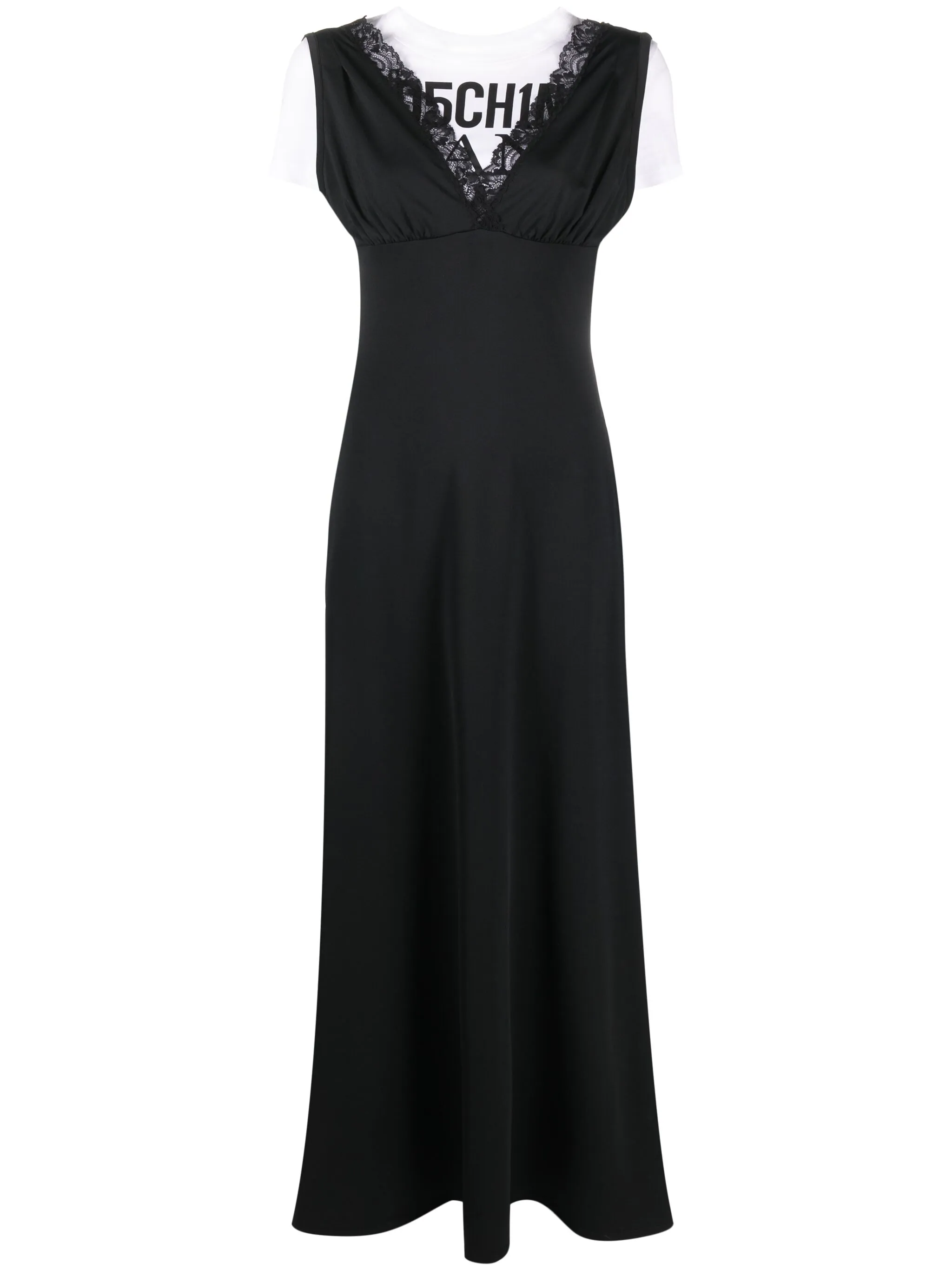 Многослойное платье макси с логотипом Moschino Jeans, черный
Многослойное платье макси с логотипом Moschino Jeans, черный