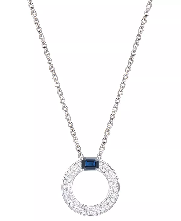 Круглое ожерелье с подвеской длиной 18 дюймов из 14-каратного белого золота с сапфиром (1/4 карата) и бриллиантом (1/4 карата) (также доступно с рубинами и изумрудами) Macy'S, sapphire
Круглое ожерелье с подвеской длиной 18 дюймов из 14-каратного белого золота с сапфиром (1/4 карата) и бриллиантом (1/4 карата) (также доступно с рубинами и изумрудами) Macy'S, sapphire