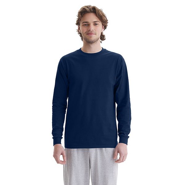Мужская хлопковая футболка с длинным рукавом Hanes, Navy
Мужская хлопковая футболка с длинным рукавом Hanes, Navy