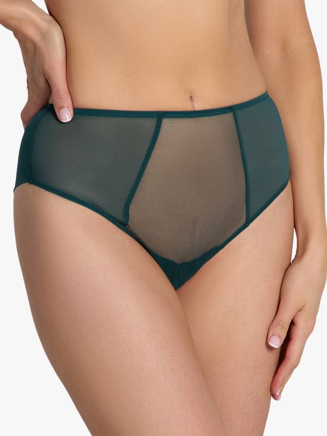 Ажурные высокие трусики Anna Sheer Mesh Heist, Dark Teal
Ажурные высокие трусики Anna Sheer Mesh Heist, Dark Teal