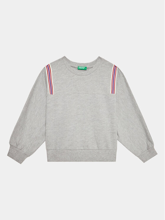 Толстовка свободного кроя United Colors Of Benetton, серый 
Толстовка свободного кроя United Colors Of Benetton, серый