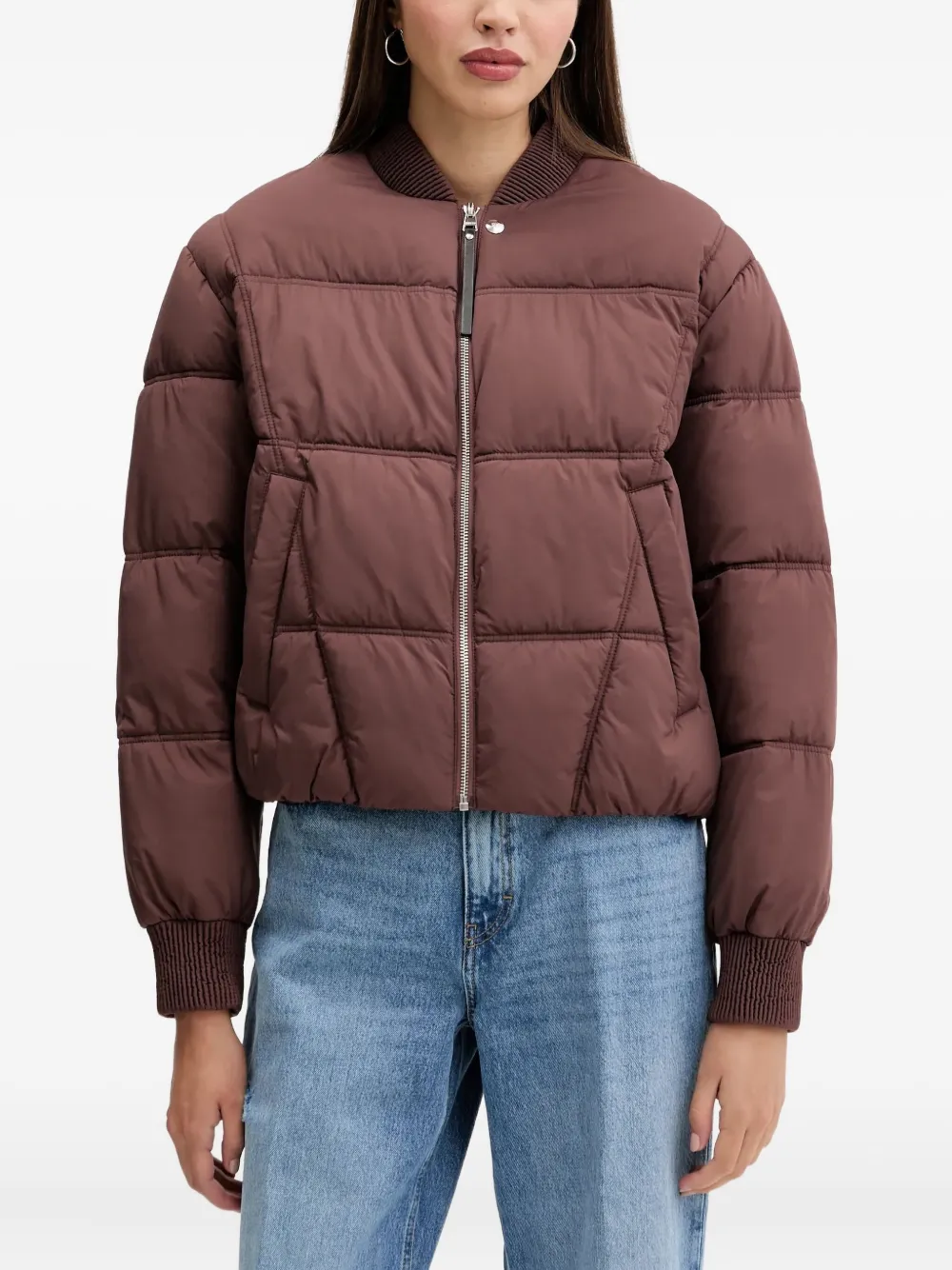 Утепленная куртка на молнии HUGO, коричневый
Утепленная куртка на молнии HUGO, коричневый