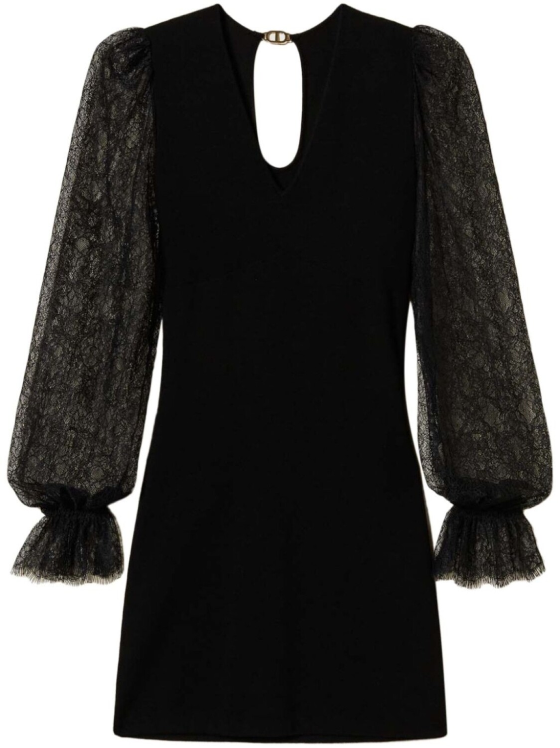 TWINSET трикотажное платье с кружевом, черный
TWINSET трикотажное платье с кружевом, черный