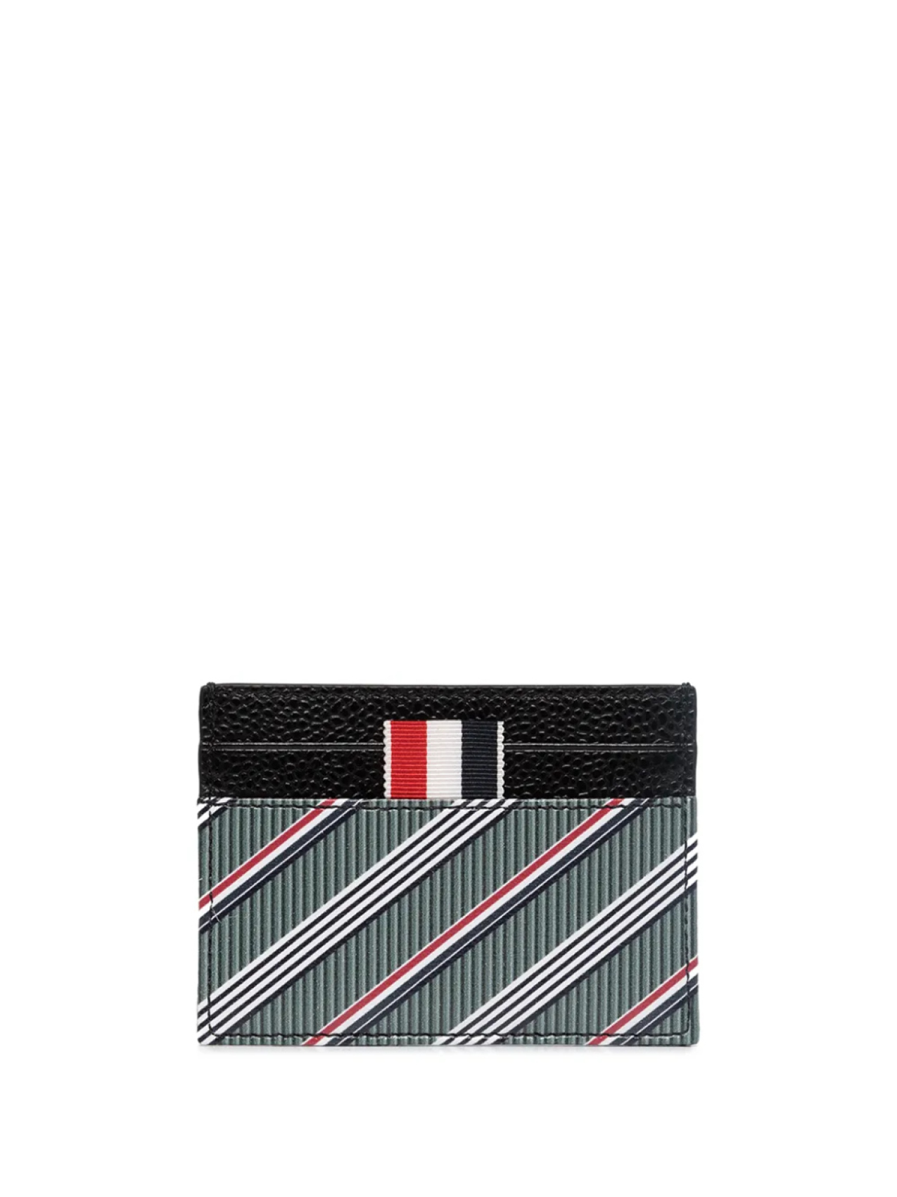 Thom Browne картхолдер с полосками RWB, серый
Thom Browne картхолдер с полосками RWB, серый
