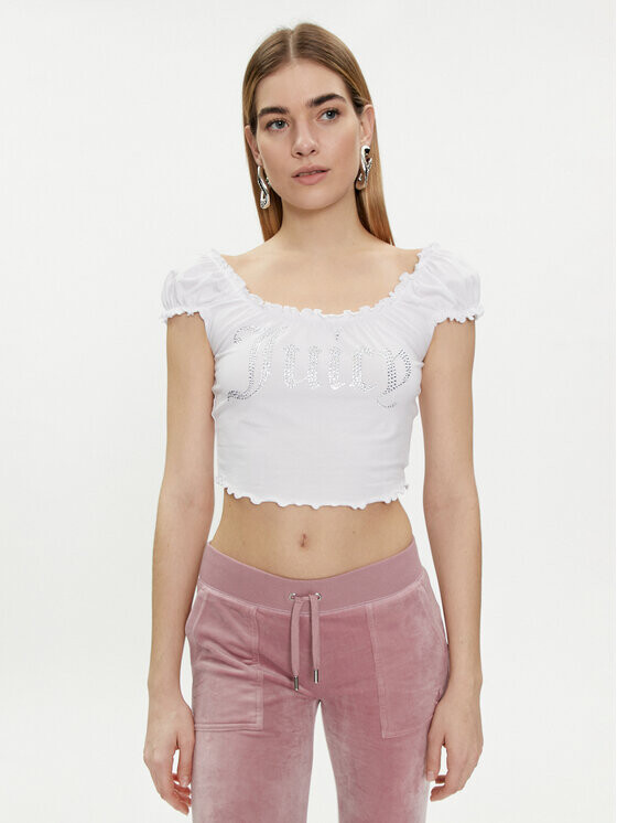 Блуза стандартного кроя Juicy Couture, белый
Блуза стандартного кроя Juicy Couture, белый