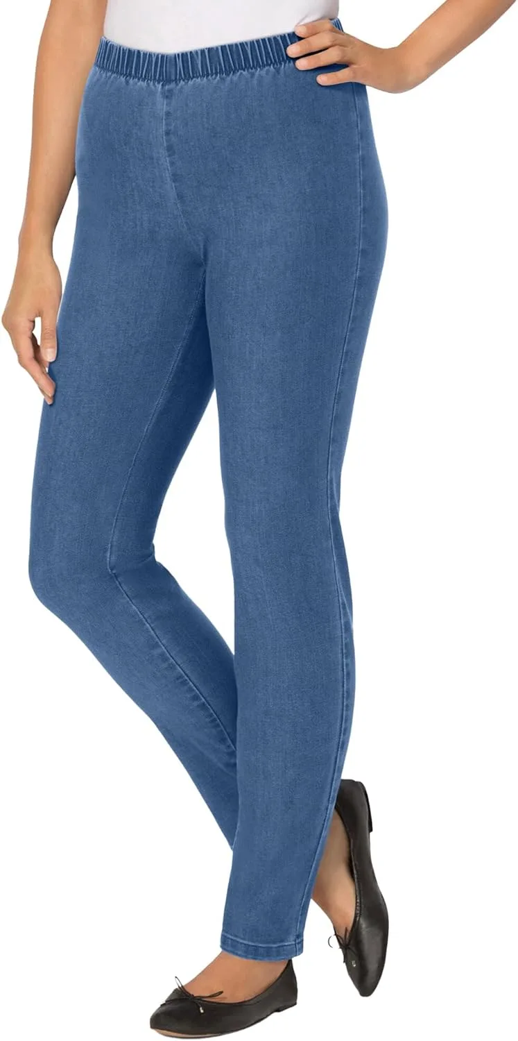 Woman Within Plus Size джинсы с эластичным поясом
Woman Within Plus Size джинсы с эластичным поясом