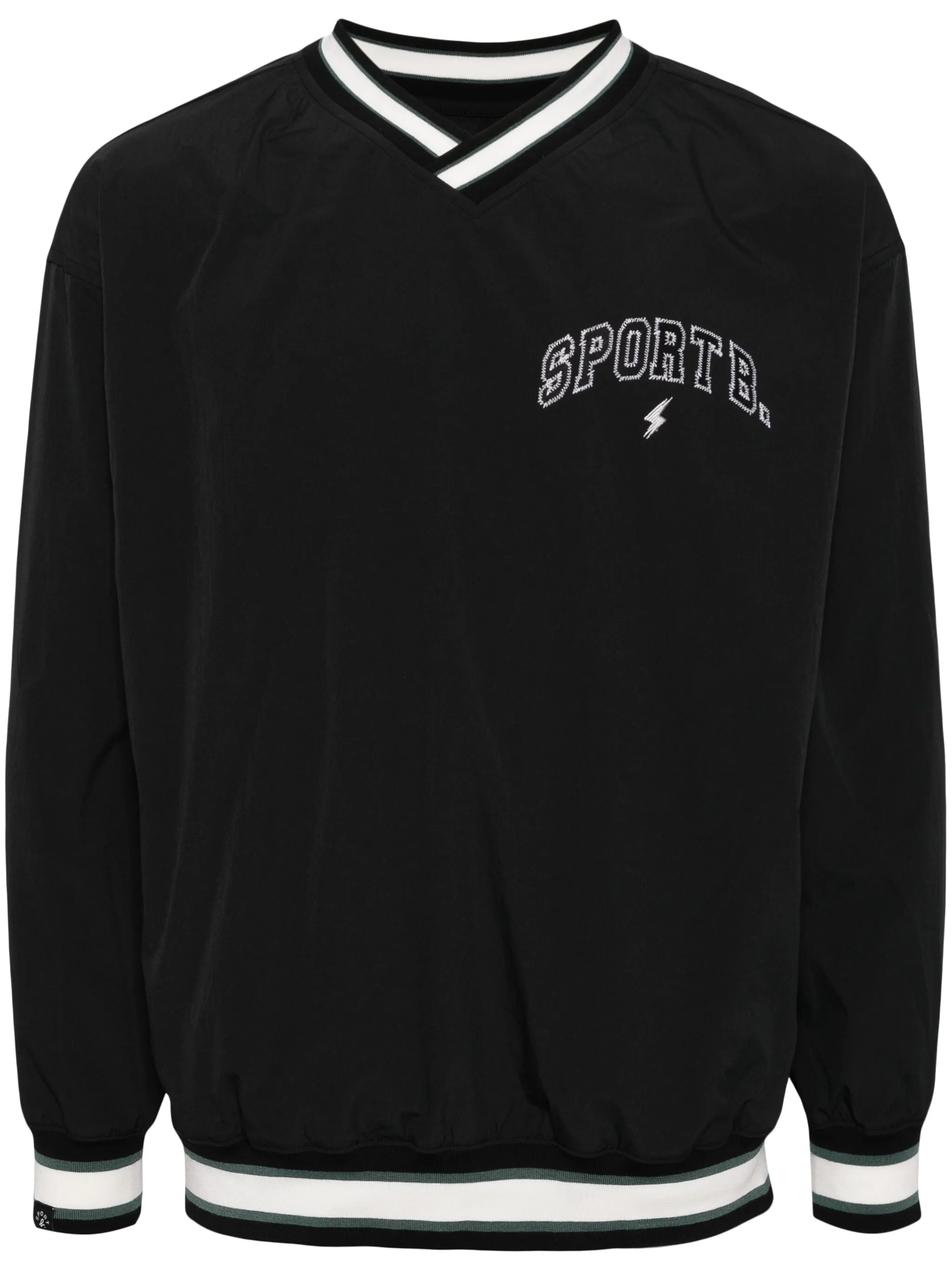 Пуловер с V-образным вырезом Sport B. By Agnès B., черный
Пуловер с V-образным вырезом Sport B. By Agnès B., черный