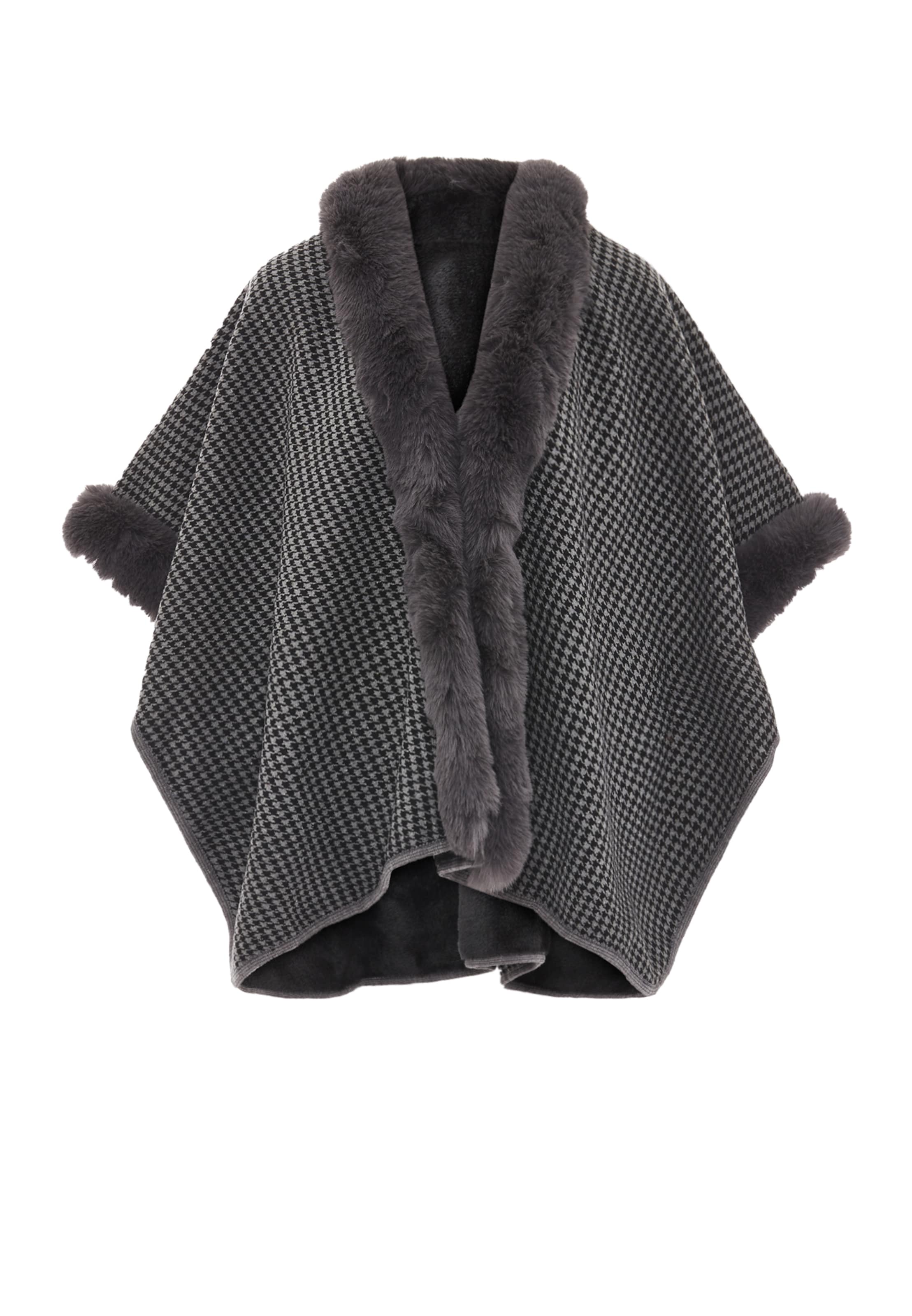 FRAULLY Кейп в темно-сером цвете
FRAULLY Кейп в темно-сером цвете