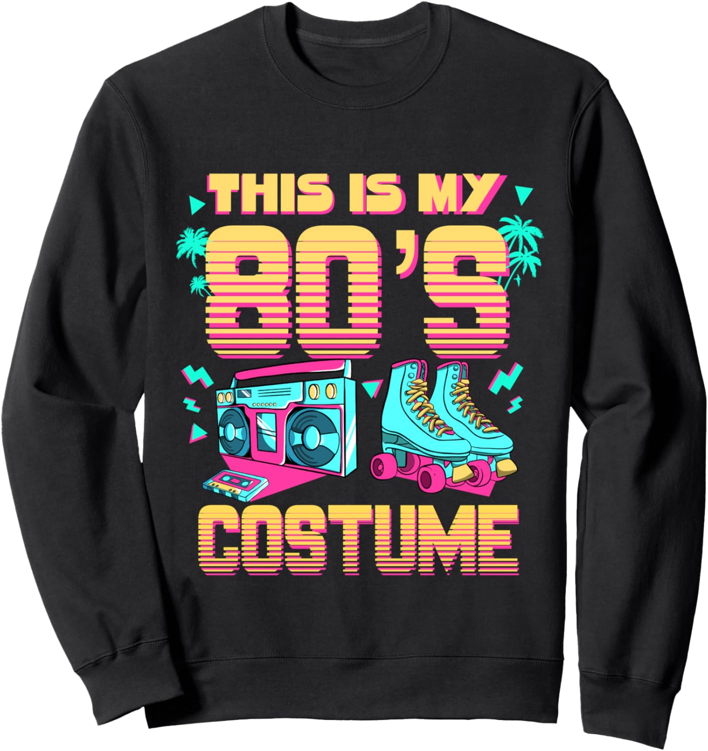 Это мой костюм в стиле 80-х: ретро-винтаж, толстовка для вечеринки в стиле 80-х This Is My 80S Costume Retro Party Outfit Eighties, черный
Это мой костюм в стиле 80-х: ретро-винтаж, толстовка для вечеринки в стиле 80-х This Is My 80S Costume Retro Party Outfit Eighties, черный
