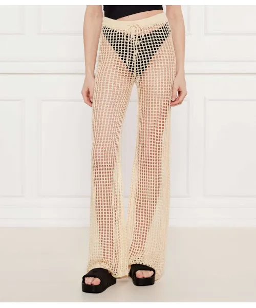 Брюки Relaxed fit Guess, бежевый 
Брюки Relaxed fit Guess, бежевый