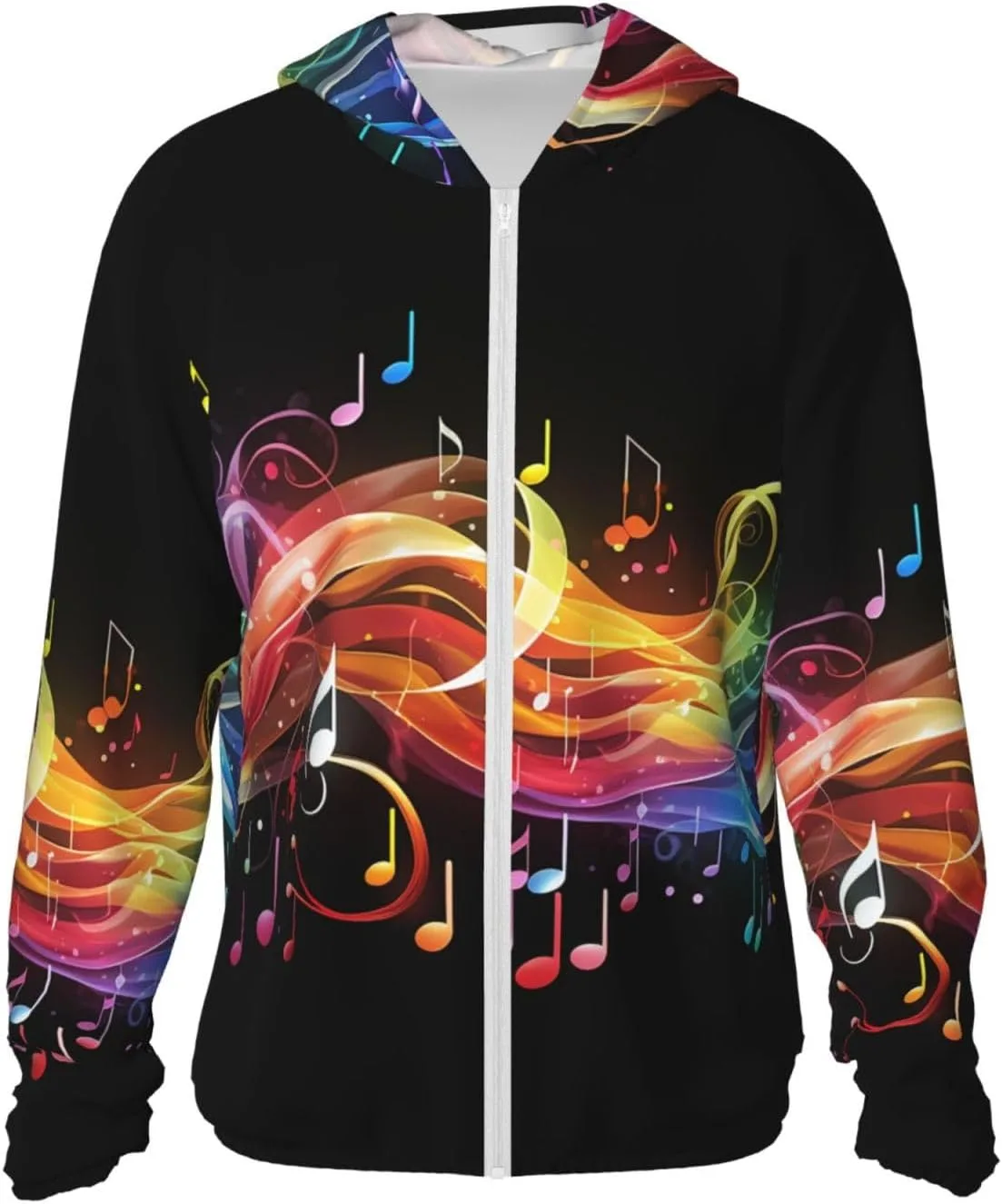 Радужная худи с музыкальными нотами и защитой от солнца UPF 50+, длинный рукав, молния GFLFMXZW
Радужная худи с музыкальными нотами и защитой от солнца UPF 50+, длинный рукав, молния GFLFMXZW