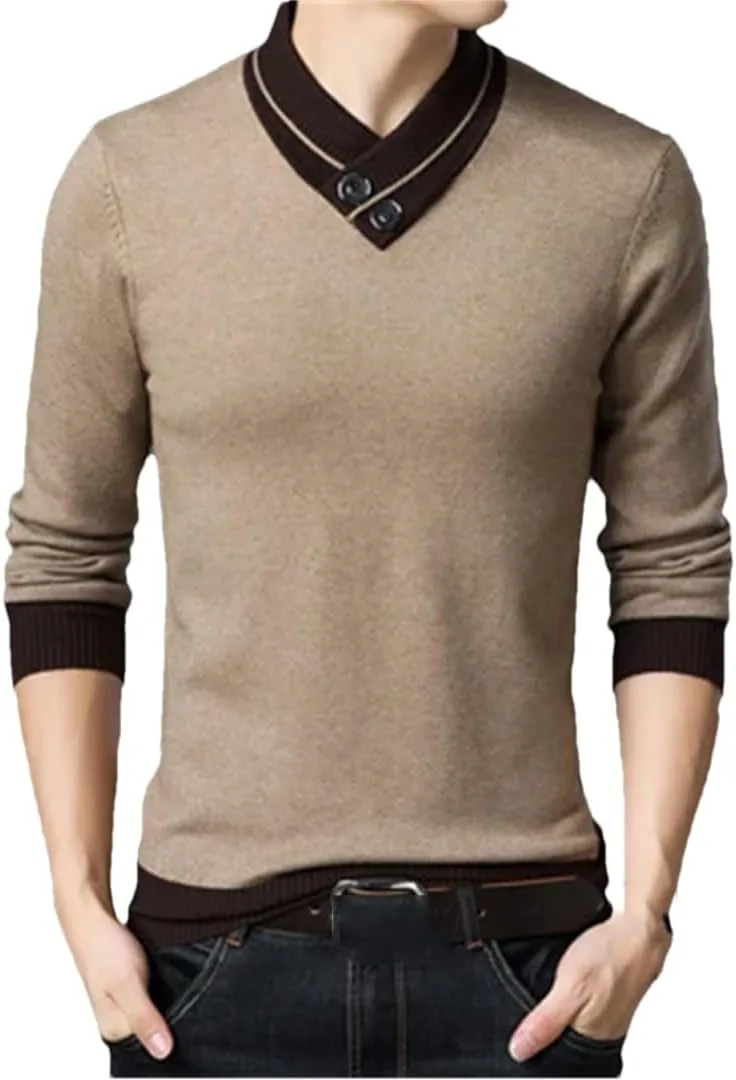 Мужской вязаный свитер V-образным вырезом Casual Man Solidslim Fit Hdhdeueh
Мужской вязаный свитер V-образным вырезом Casual Man Solidslim Fit Hdhdeueh