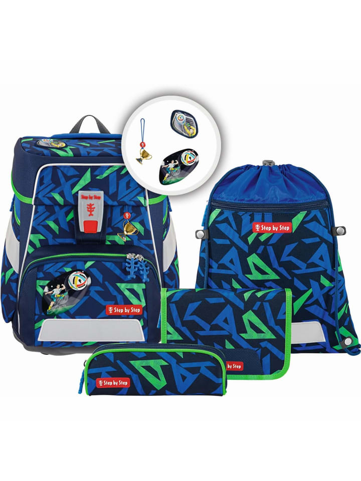 Step by Step Набор школьных сумок SPACE "Футбол Бен" из 5 предметов, синий
Step by Step Набор школьных сумок SPACE "Футбол Бен" из 5 предметов, синий