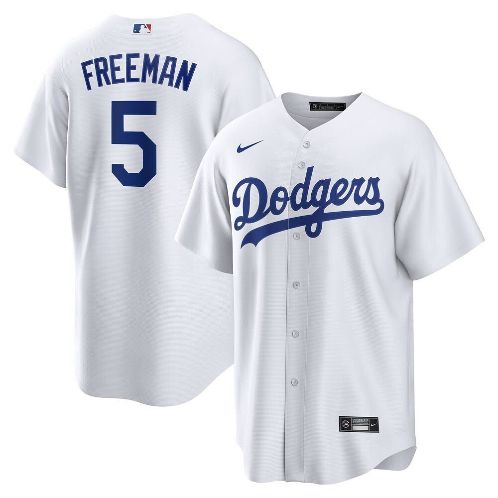 Мужская белая майка Nike Freddie Freeman Los Angeles Dodgers Replica Player, цвет Lad White
Мужская белая майка Nike Freddie Freeman Los Angeles Dodgers Replica Player, цвет Lad White