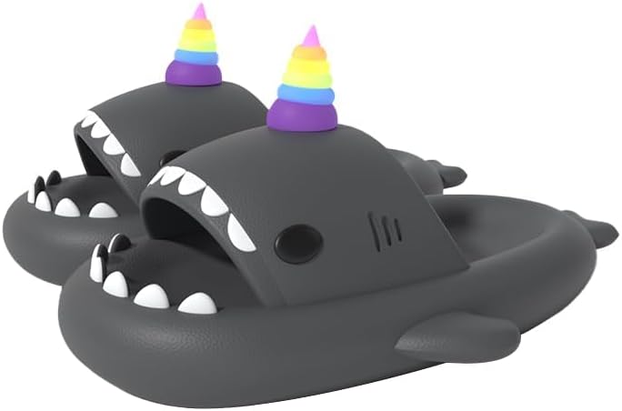 Светящиеся тапочки в виде единорога и акулы, мягкие, экологичные тапочки из ЭВА в виде акулы для женщин и мужчин, для дома и улицы Generic, темно-серый
Светящиеся тапочки в виде единорога и акулы, мягкие, экологичные тапочки из ЭВА в виде акулы для женщин и мужчин, для дома и улицы Generic, темно-серый