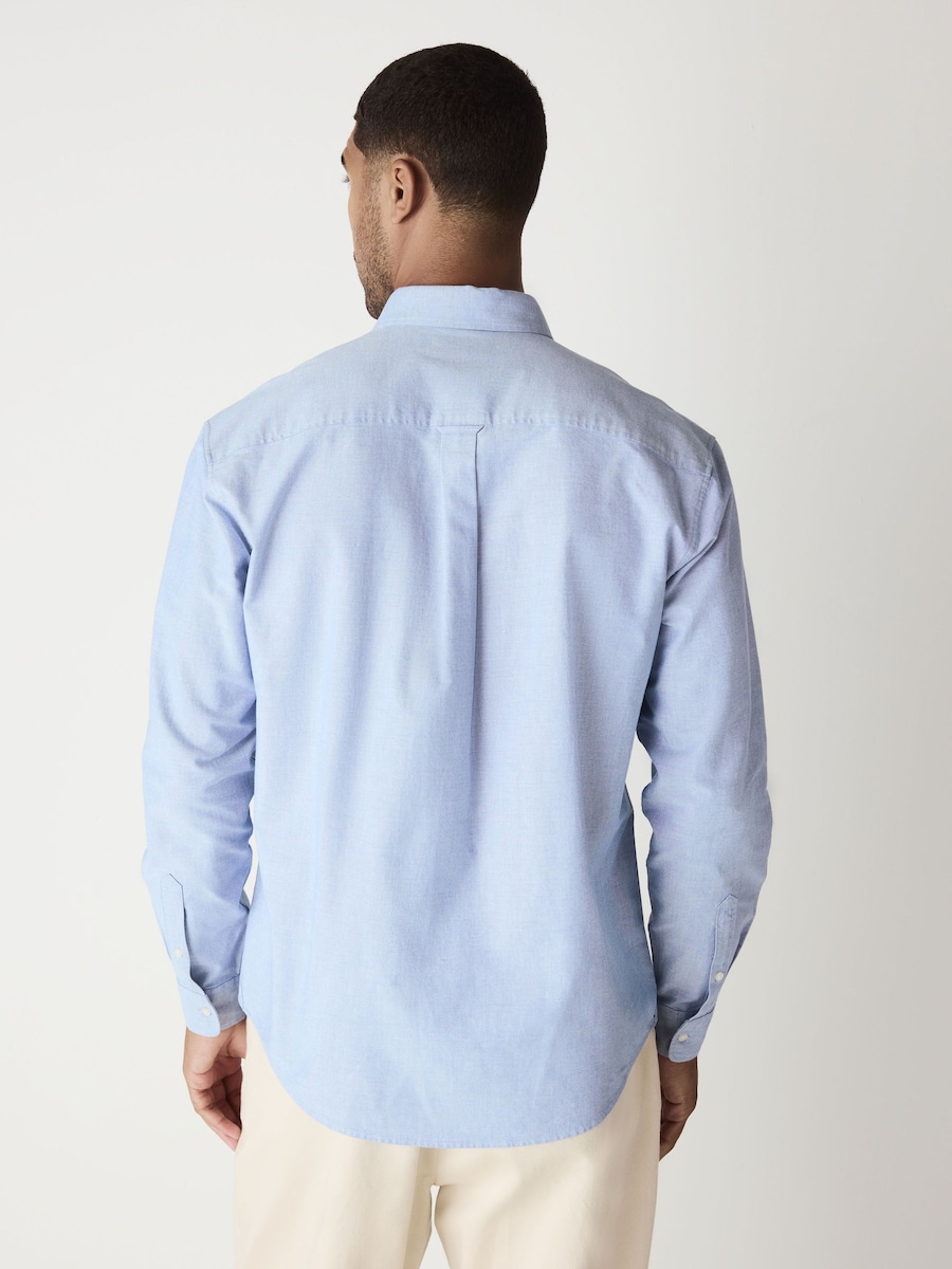Рубашка на пуговицах классического кроя Next, светло-голубой
Рубашка на пуговицах классического кроя Next, светло-голубой