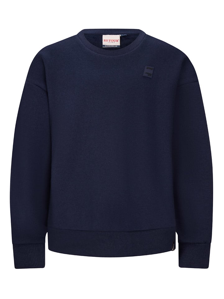 Толстовка Хакар темно-синего цвета Retour
Толстовка Хакар темно-синего цвета Retour