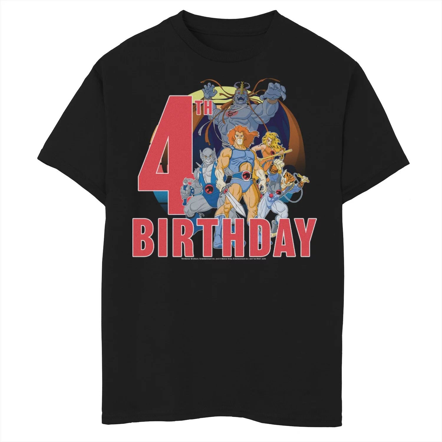 Футболка с рисунком ThunderCats на 4-й день рождения для мальчиков 8–20 лет Licensed Character
Футболка с рисунком ThunderCats на 4-й день рождения для мальчиков 8–20 лет Licensed Character