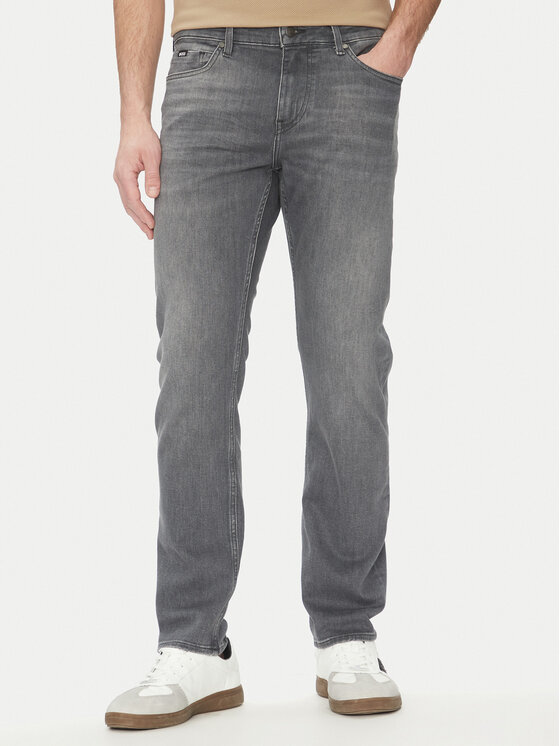 Облегающие джинсы H-Delaware 50520838 Boss, серый 
Облегающие джинсы H-Delaware 50520838 Boss, серый