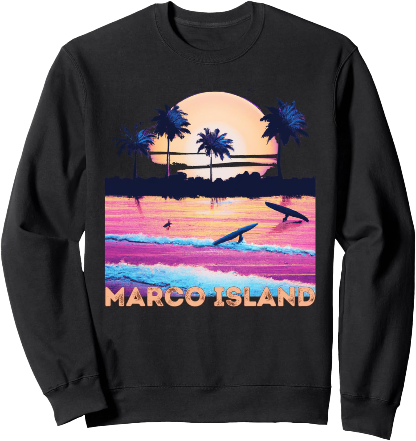 Ретро-сувенирная толстовка для серфинга, Марко-Айленд, Флорида Marco Island Retro Beach Accessories, черный
Ретро-сувенирная толстовка для серфинга, Марко-Айленд, Флорида Marco Island Retro Beach Accessories, черный