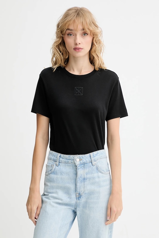 Хлопковая футболка Calvin Klein, черный
Хлопковая футболка Calvin Klein, черный