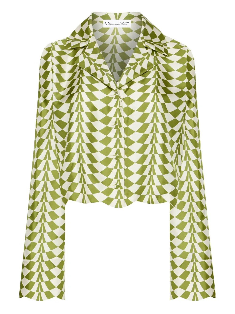 Шелковая блузка Oscar de la Renta, нейтральный
Шелковая блузка Oscar de la Renta, нейтральный