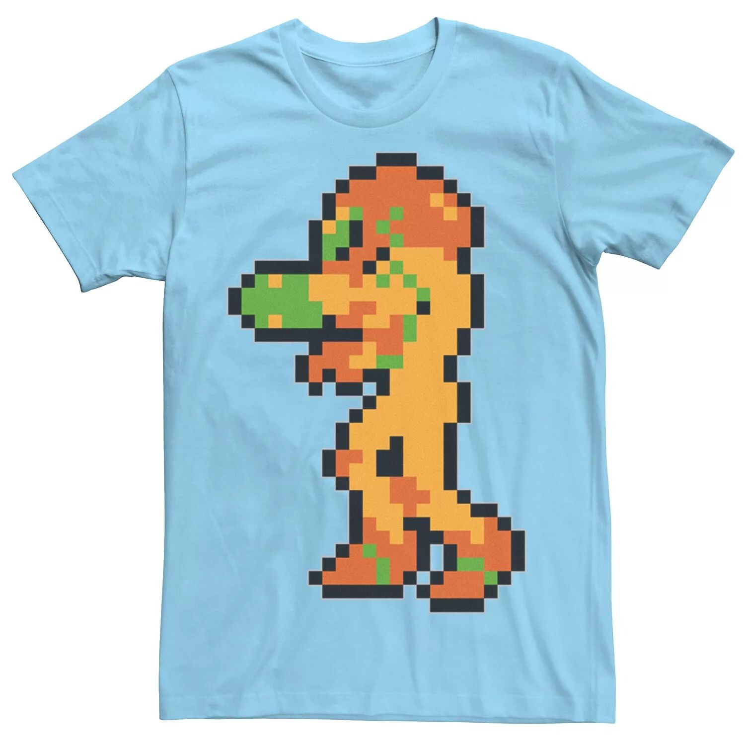 Мужской костюм Nintendo Samus, красочная пиксельная футболка Licensed Character, светло-синий
Мужской костюм Nintendo Samus, красочная пиксельная футболка Licensed Character, светло-синий