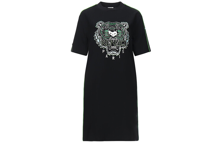 Платье женское Kenzo Paris с короткими рукавами, черный
Платье женское Kenzo Paris с короткими рукавами, черный