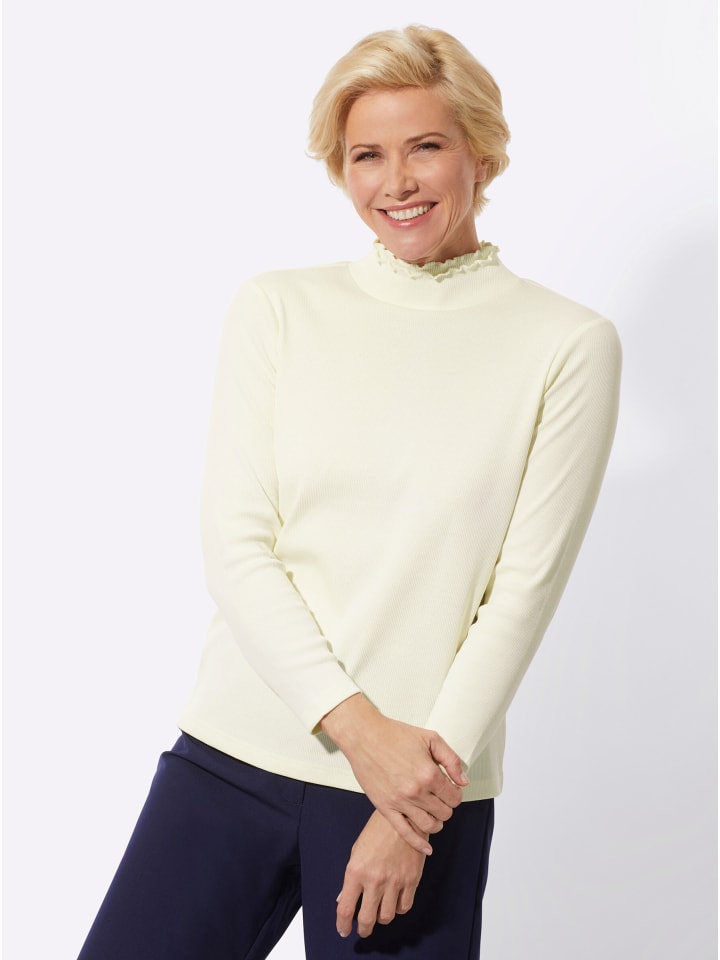 Рубашка со стоячим воротником цвета шампанского WITT WEIDEN
Рубашка со стоячим воротником цвета шампанского WITT WEIDEN