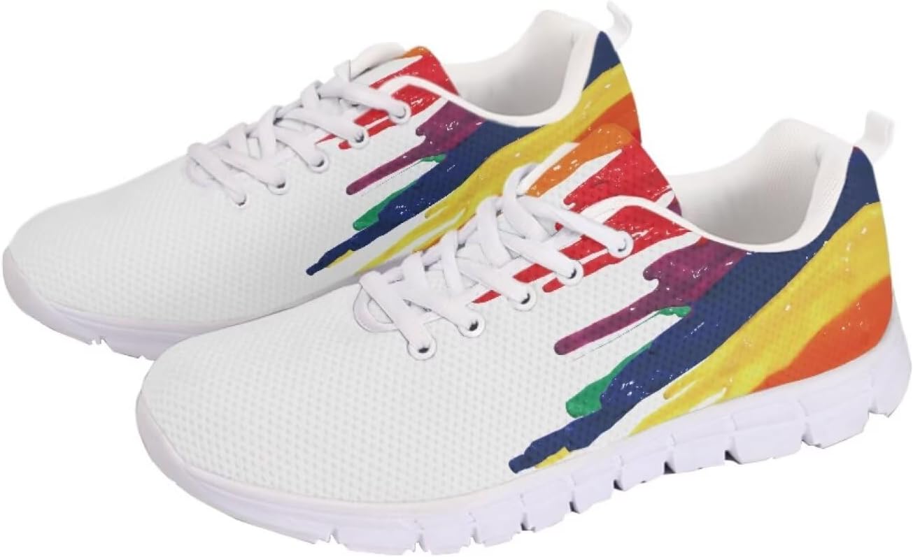 Кроссовки для взрослых девушек, дышащие теннисные кроссовки, беговая обувь, уличная обувь, спортивные кроссовки для женщин и мужчин Getelinseng, Rainbow Splash
Кроссовки для взрослых девушек, дышащие теннисные кроссовки, беговая обувь, уличная обувь, спортивные кроссовки для женщин и мужчин Getelinseng, Rainbow Splash