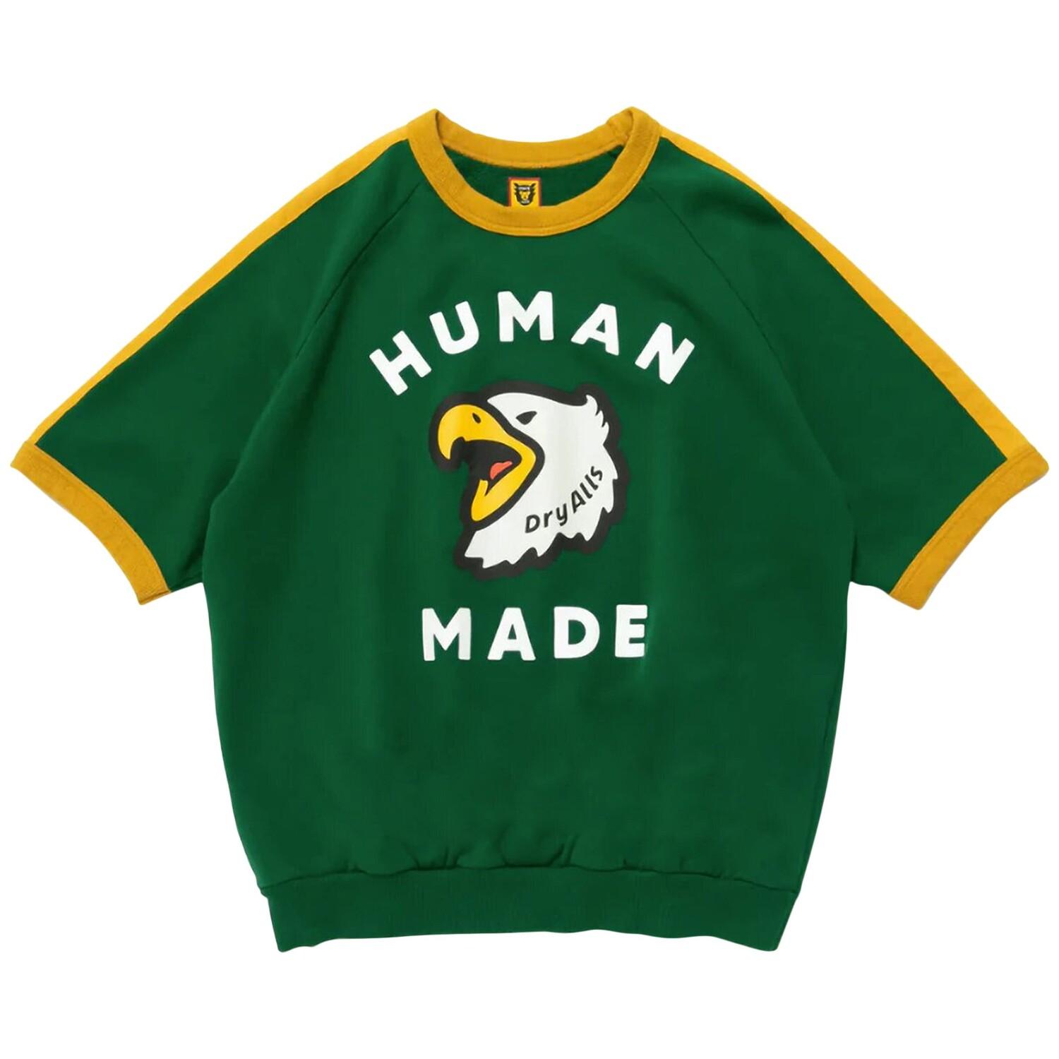 Толстовка с короткими рукавами, сделанная человеком, цвет Зеленый
Толстовка с короткими рукавами, сделанная человеком, цвет Зеленый