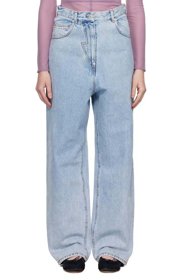 Джинсы с вырезом в виде трусиков Pushbutton, синий
Джинсы с вырезом в виде трусиков Pushbutton, синий