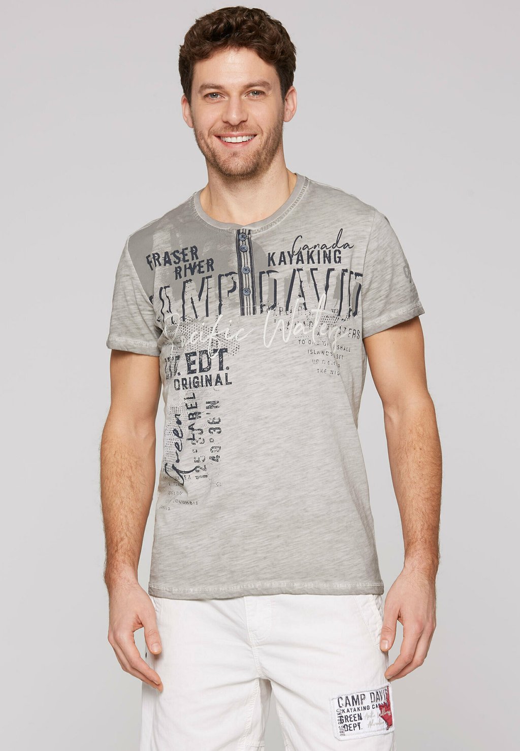 Футболка с принтом HENLEY Camp David, серый
Футболка с принтом HENLEY Camp David, серый