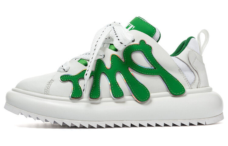 Кеды, скейтборд обувь унисекс низкий верх белый/зеленый Pmt
Кеды, скейтборд обувь унисекс низкий верх белый/зеленый Pmt