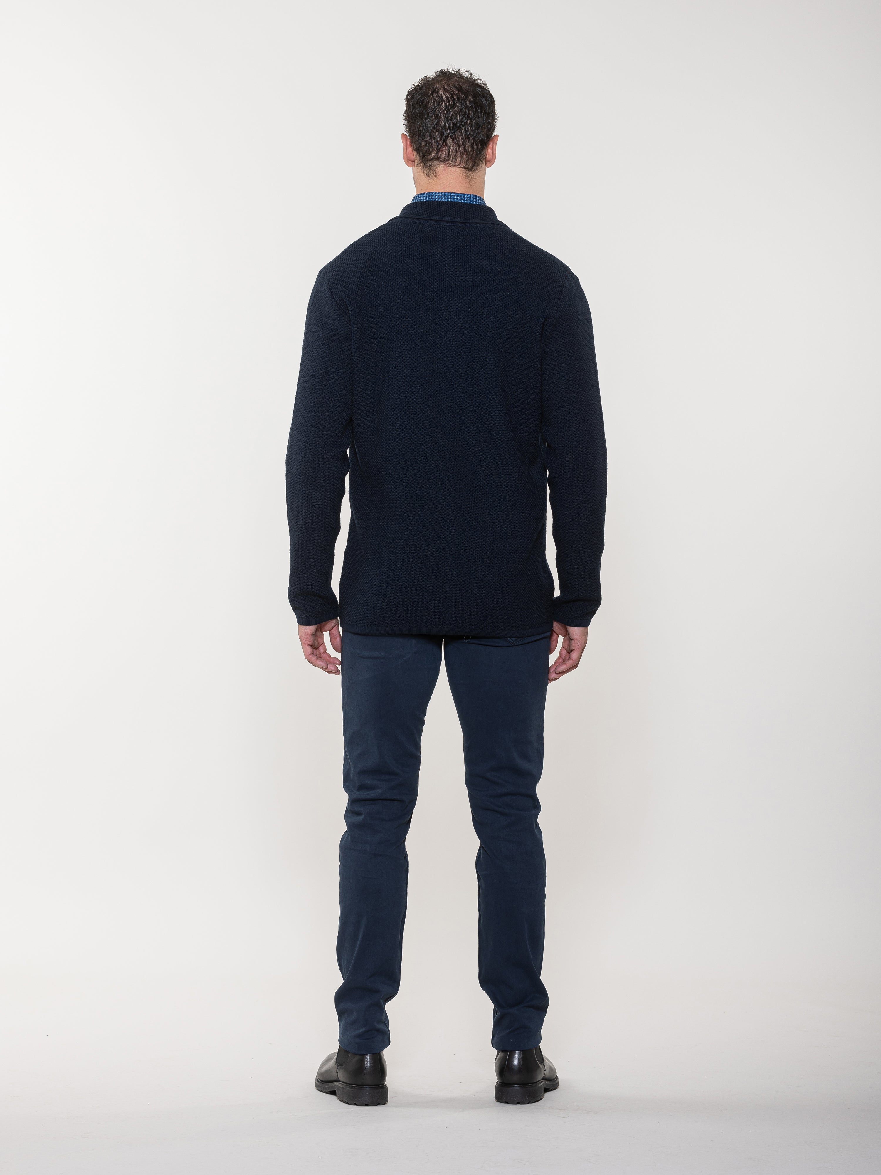 Жаккардовый свитер-жакет American Heritage, темно-синий
Жаккардовый свитер-жакет American Heritage, темно-синий