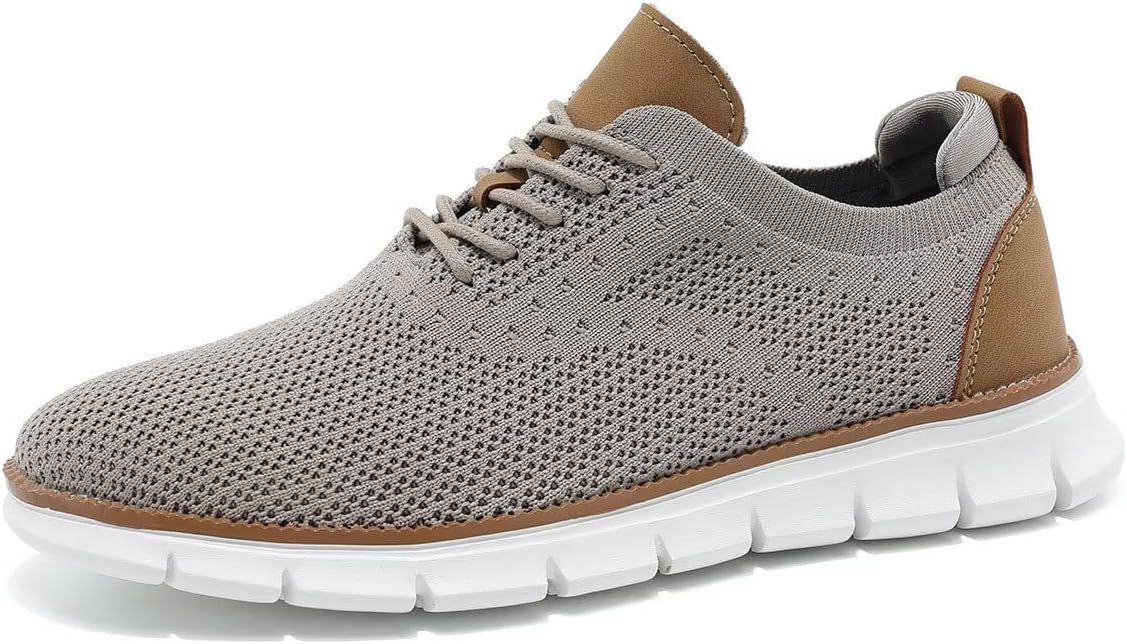 Мужские оксфорды, деловая обувь, модная сетчатая повседневная обувь для прогулок, удобные кроссовки с легкой мягкой подошвой Chopben, бежевый
Мужские оксфорды, деловая обувь, модная сетчатая повседневная обувь для прогулок, удобные кроссовки с легкой мягкой подошвой Chopben, бежевый