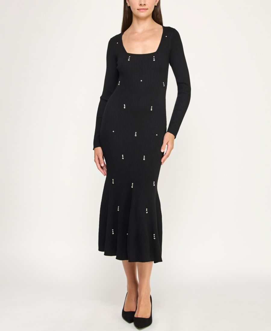 Платье-свитер миди с квадратным вырезом для подростков Rosie Harlow, Black
Платье-свитер миди с квадратным вырезом для подростков Rosie Harlow, Black