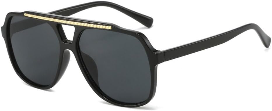 Женские солнцезащитные очки с двойной перемычкой, модные очки с прозрачными линзами с градиентом цвета "океан", солнцезащитные очки UV400 для мужчин HVTVTLA, Black Gray
Женские солнцезащитные очки с двойной перемычкой, модные очки с прозрачными линзами с градиентом цвета "океан", солнцезащитные очки UV400 для мужчин HVTVTLA, Black Gray