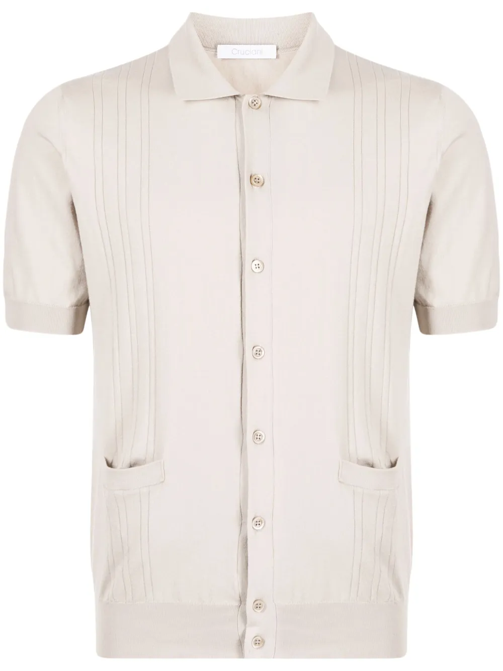 Ажурная рубашка поло Cruciani, коричневый
Ажурная рубашка поло Cruciani, коричневый