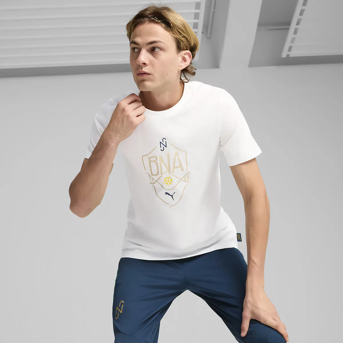 Neymar JR BNA Logo Tee Puma Мужская футболка, белый
Neymar JR BNA Logo Tee Puma Мужская футболка, белый