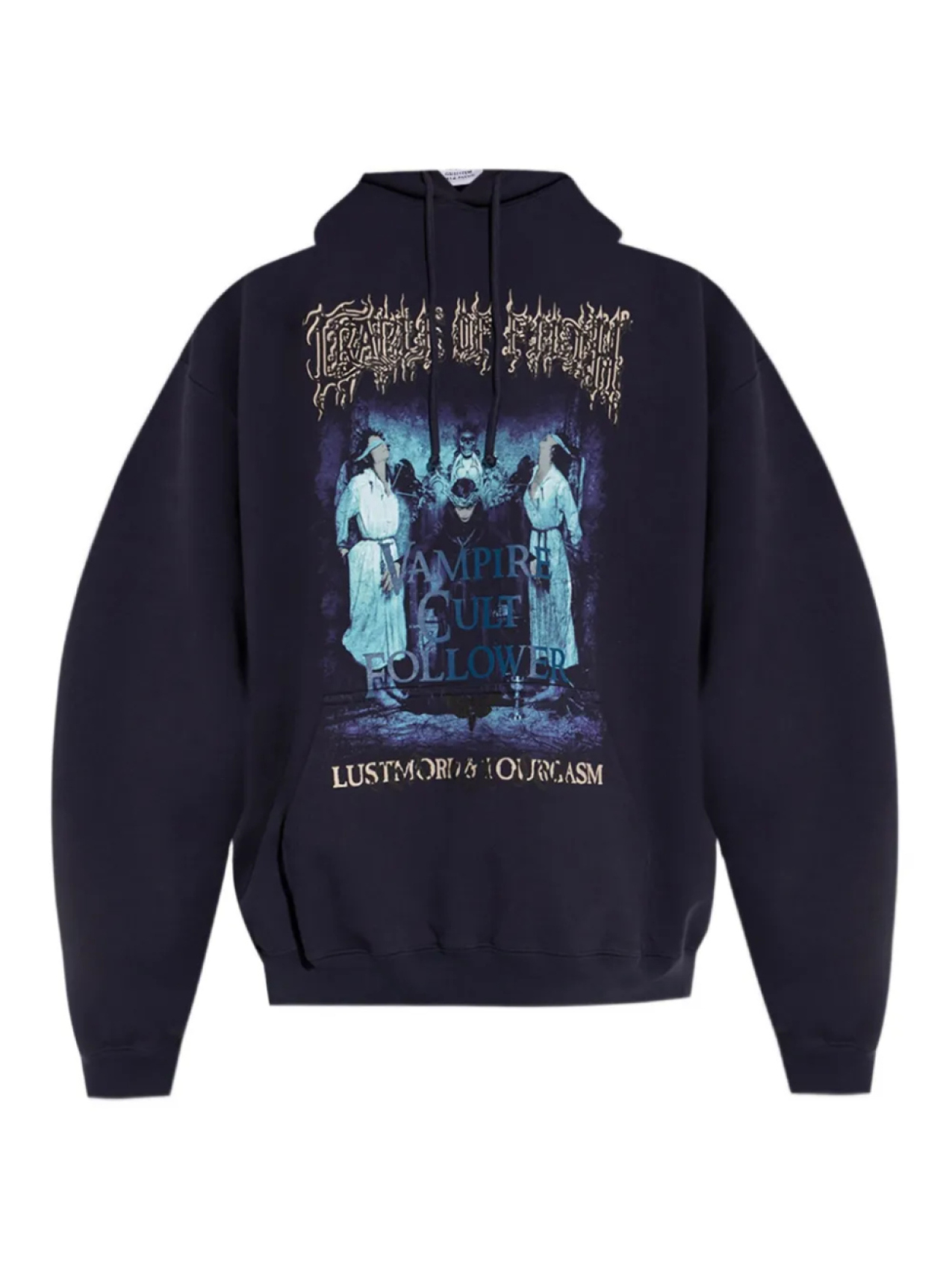 Толстовка с графическим принтом VETEMENTS, синий
Толстовка с графическим принтом VETEMENTS, синий