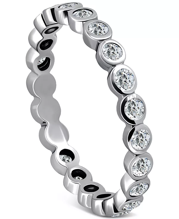 Кольцо Eternity с безелем из кубического циркония, эксклюзивно в Macy's Giani Bernini, silver
Кольцо Eternity с безелем из кубического циркония, эксклюзивно в Macy's Giani Bernini, silver